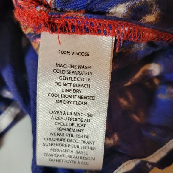 Womens Beachlunchlounge Peep shoulder Peasant top Size XS - Picture 8 of 12